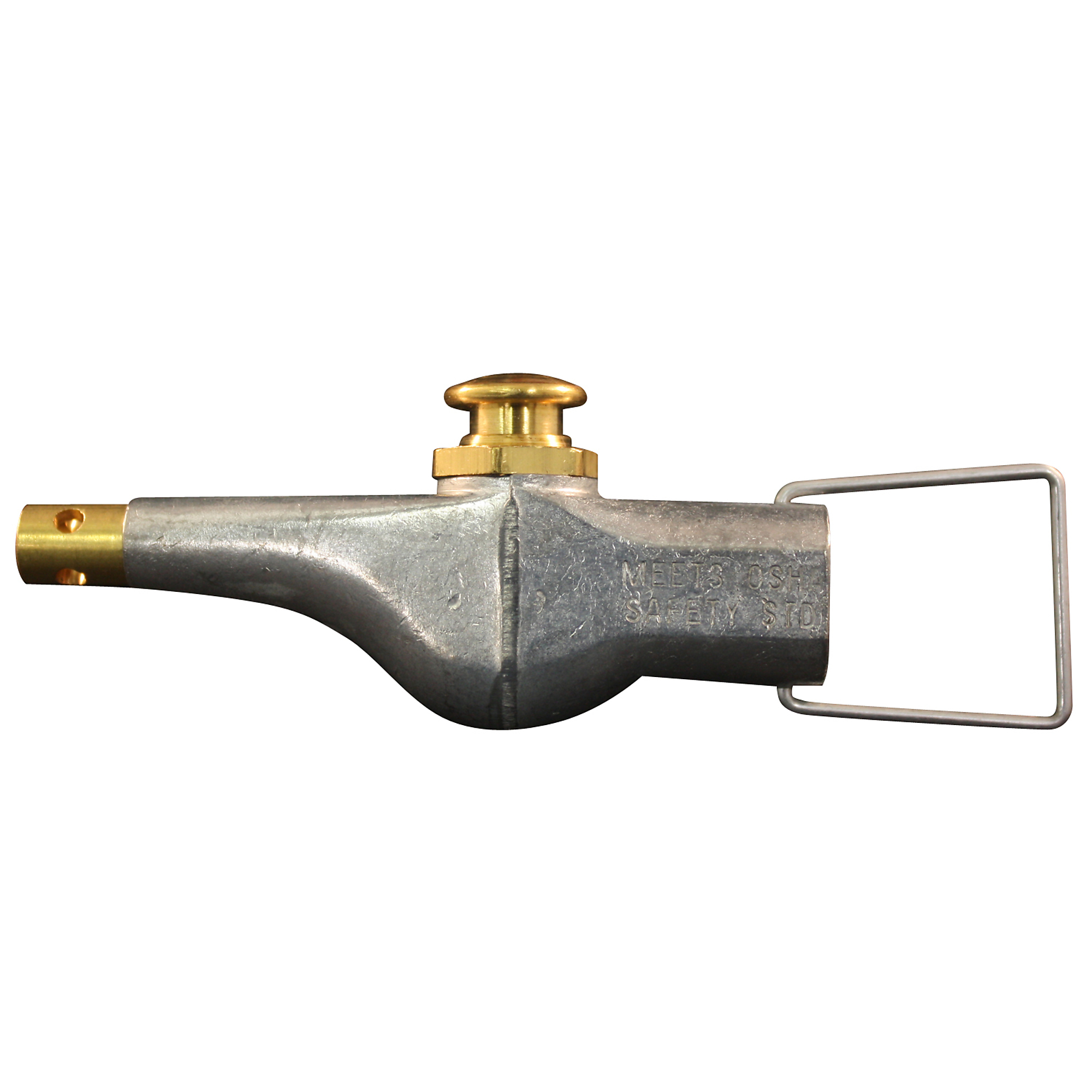 Milton Button Style Blow Gun, Max. PSI 150, 1/4 in., Vented Nozzle, Model# S-107